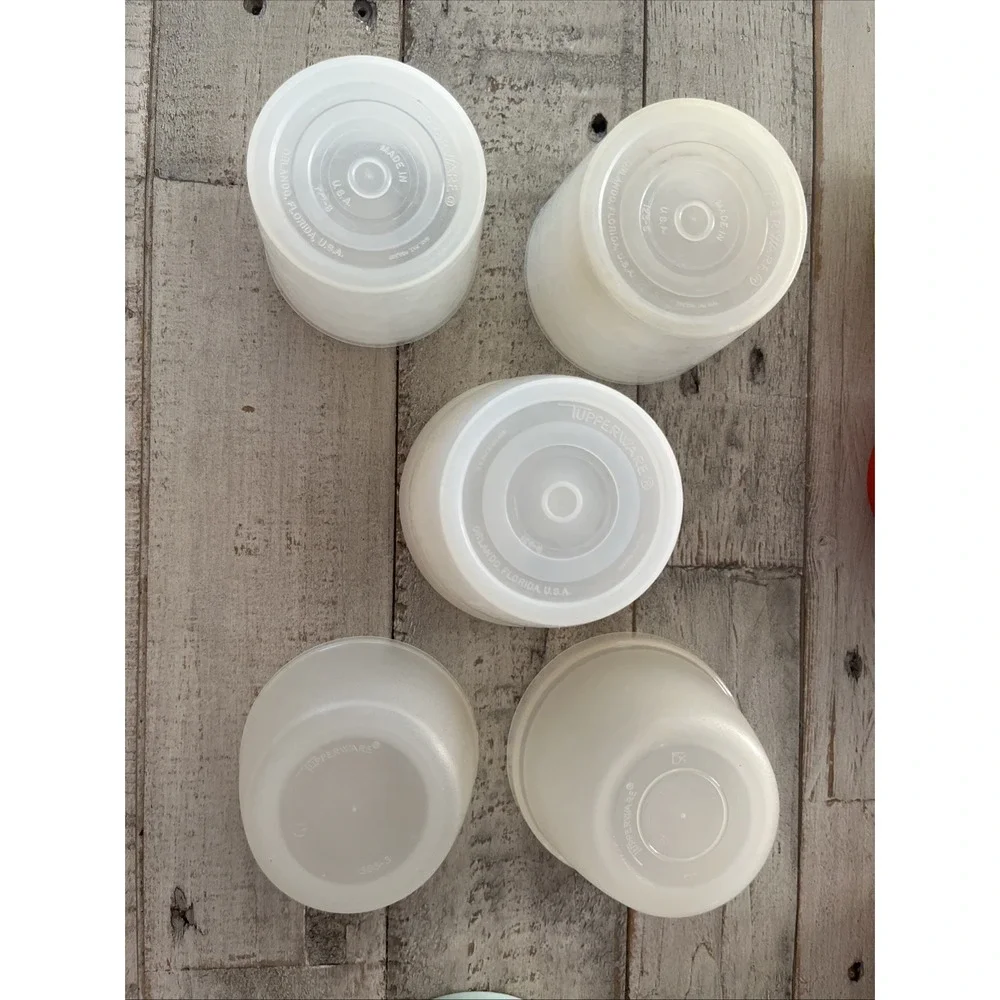 Tupperware 15 Misc Items‎ - Snack Cups, S/P Shaker, Colander, Burger Press